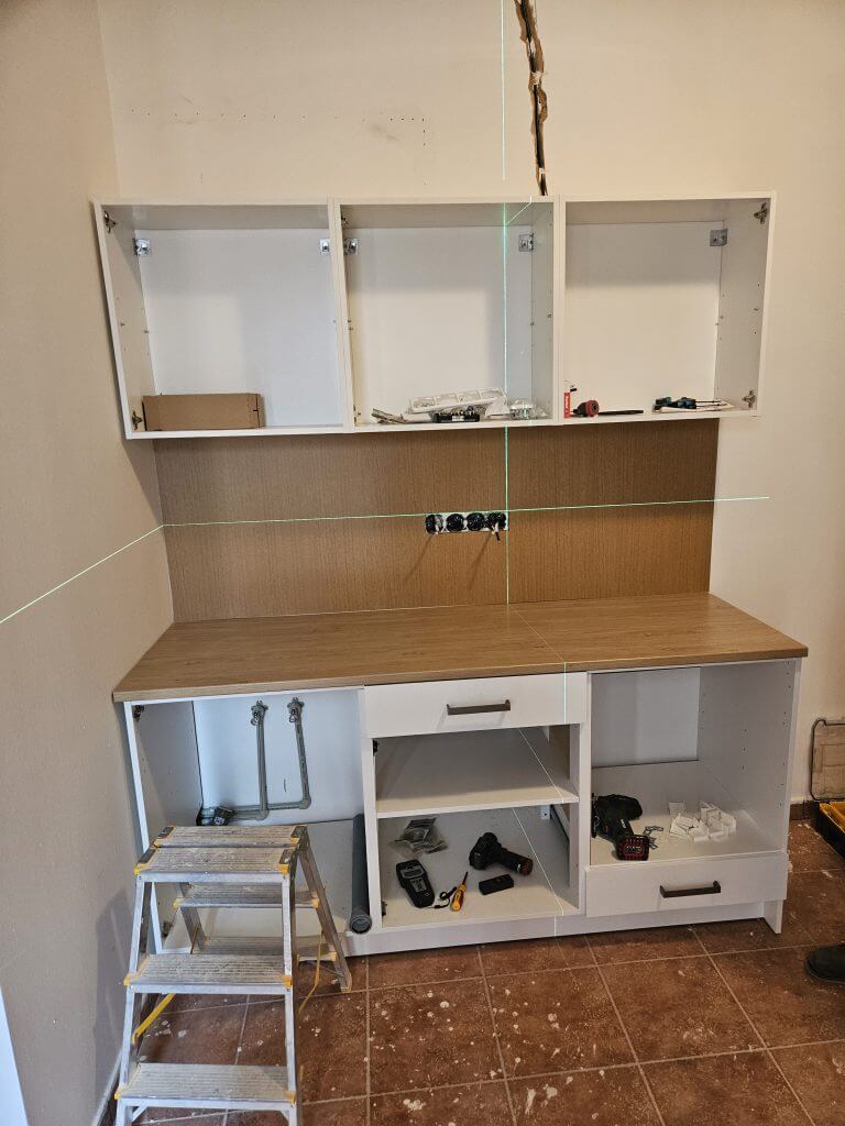 Tak se mohla sestavit kuchyňská linka